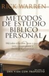 Metodos De Estudio Biblico Personal