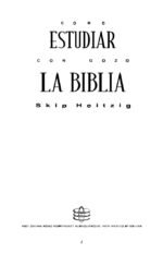 Como Estudiar Con Gozo La Biblia