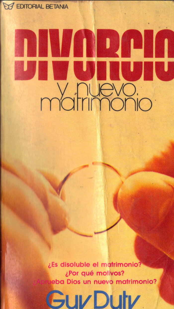 Divorcio y Nuevo Matrimonio Guy Duty - Divorce and Remarriage